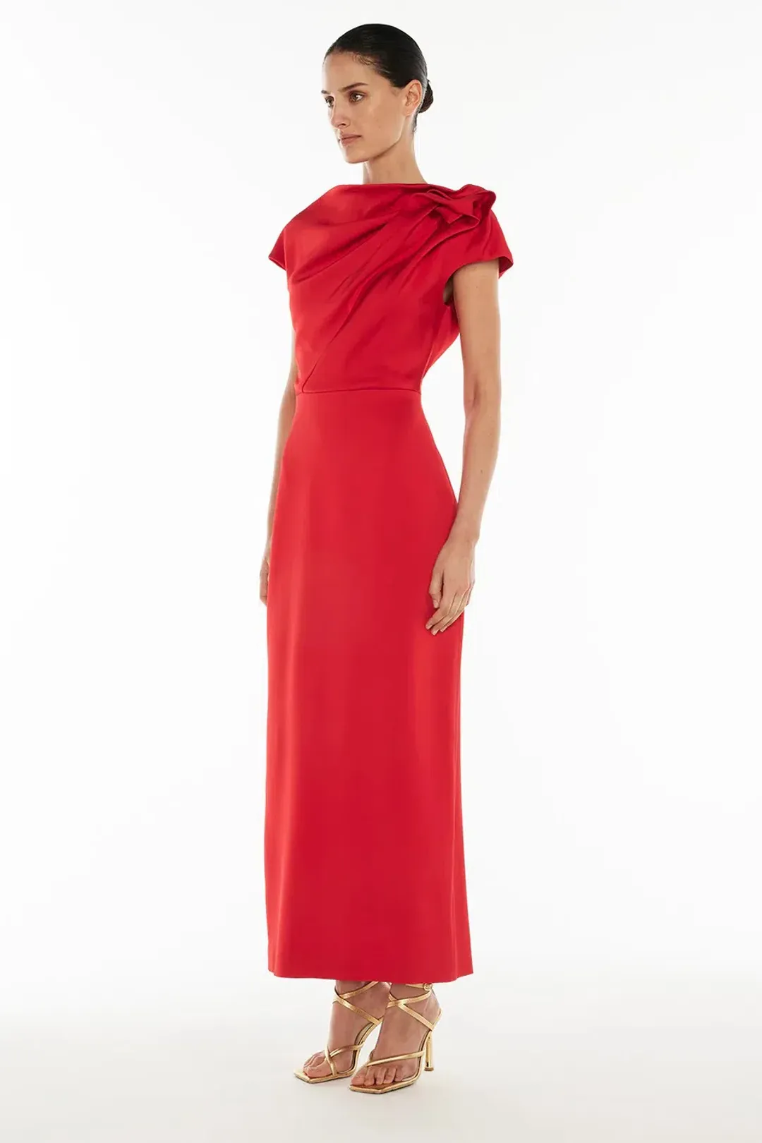 MANNING CARTELL GRAND ILLUSION MAXI RED SIZE 14 for rent on The Volte - main image