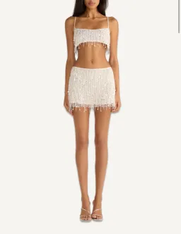 Aster Resort Yasmin Hand Beaded Set - Salt for rent on The Volte - image 1