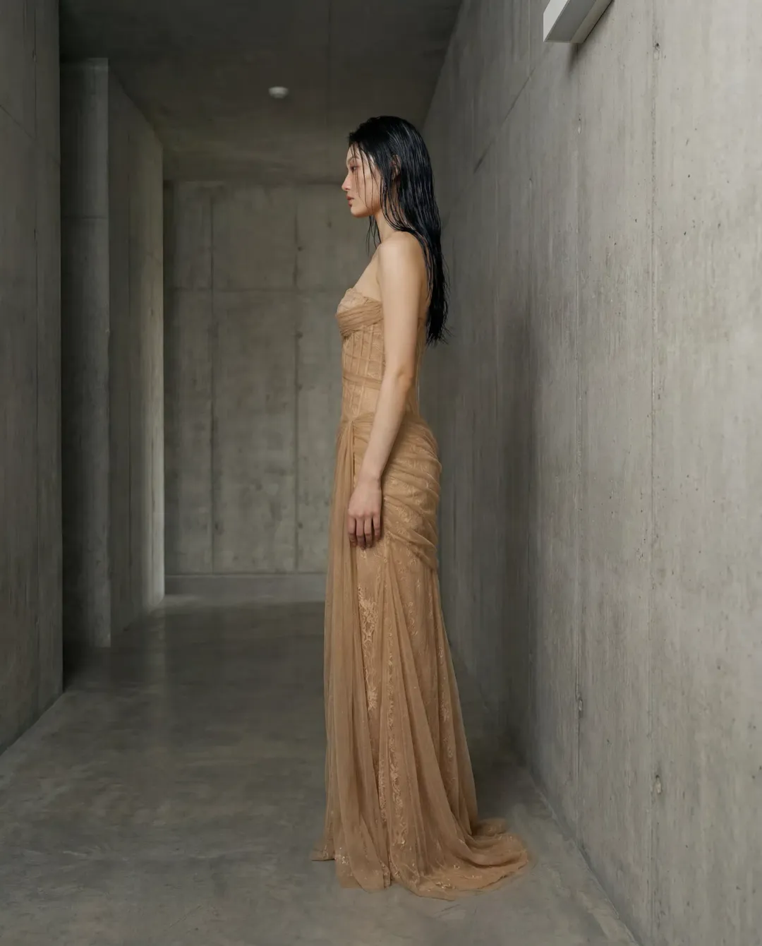 Montsand Mara Dress Honey for rent on The Volte - main image