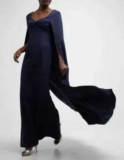 Marchesa Notte, Cape Effect Dress, Size 8 for rent on The Volte - image 5