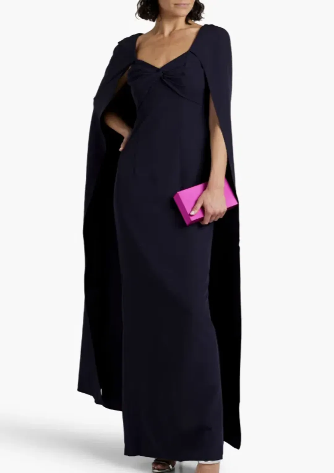 Marchesa Notte, Cape Effect Dress, Size 8 for rent on The Volte - main image