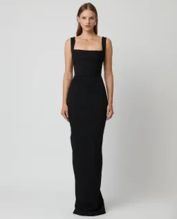 Effie Kats Marbella Gown size S/8 in black for rent on The Volte - image 1