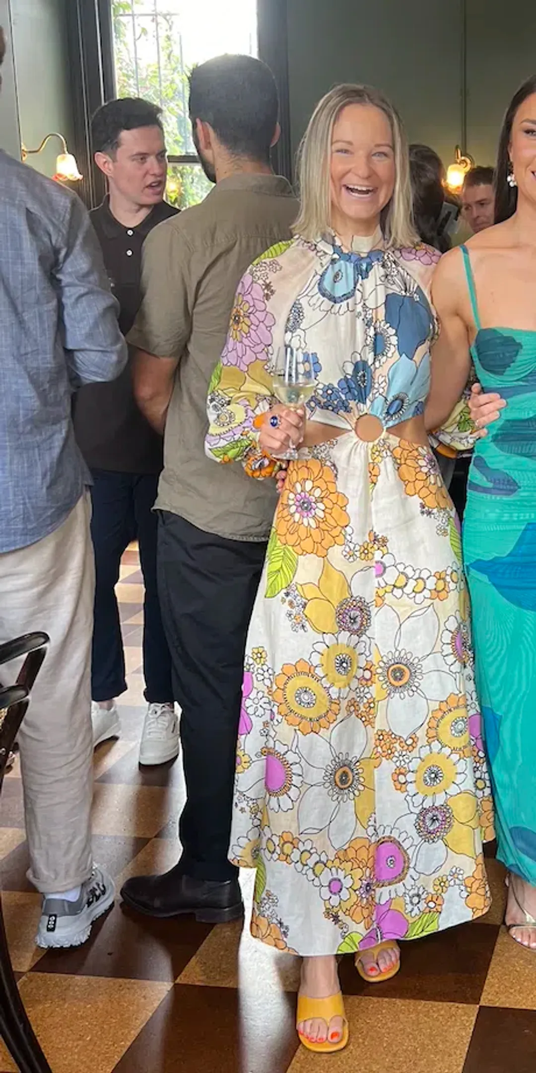 Alemais Farrah Cut Out Dress Multi Size 8 for rent on The Volte - main image