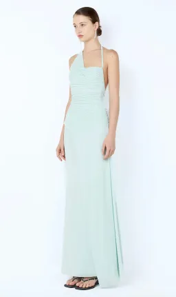 BRENNA PINTUCK MAXI DRESS | SPEARMINT - SIZE 8 for rent on The Volte - image 2