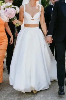 Karen Willis Holmes Two Piece Wedding Dress for rent on The Volte - image 1