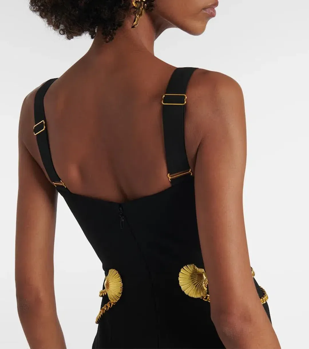 New REBECCA VALLANCE “Chelsea” Midi Dress – Size 8 AU – Black for rent on The Volte - main image