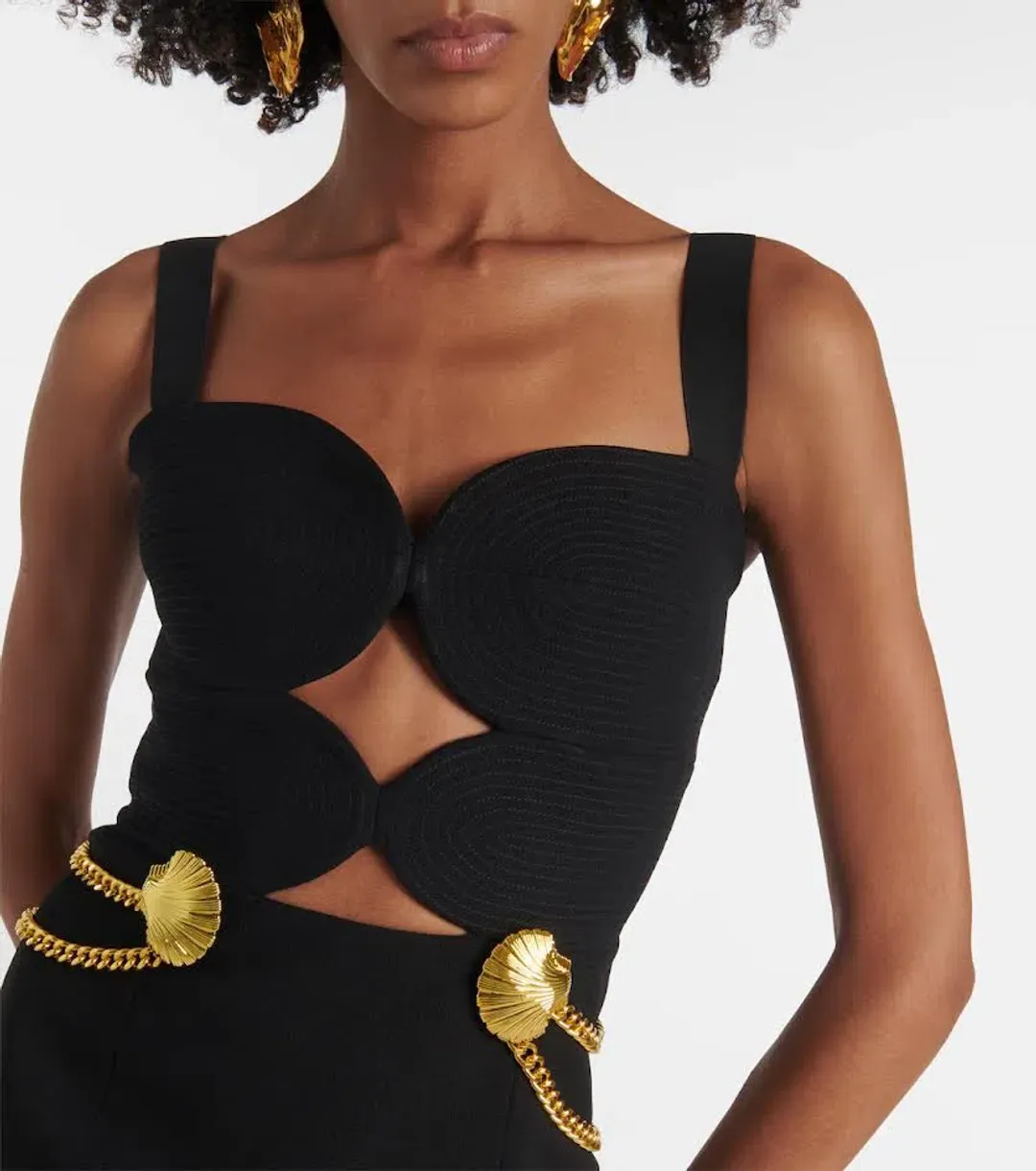 New REBECCA VALLANCE “Chelsea” Midi Dress – Size 8 AU – Black for rent on The Volte - main image