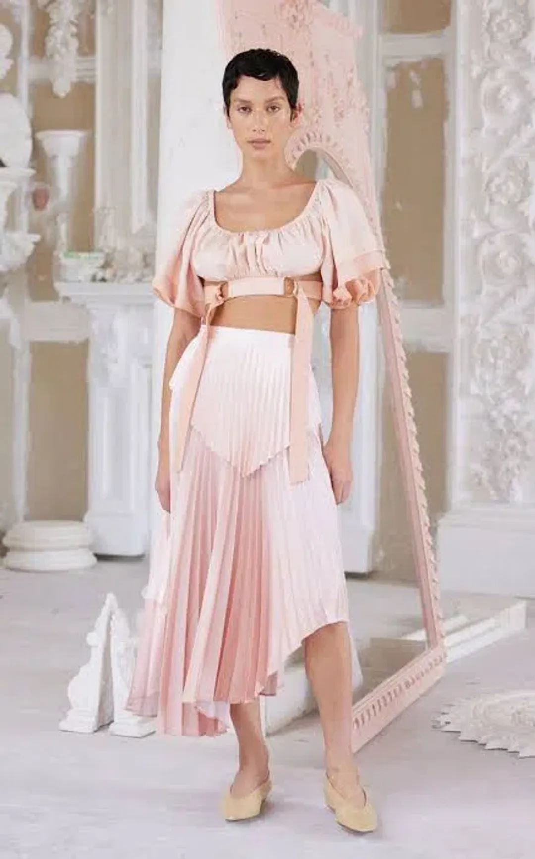 Acler Barnard Top Pink for rent on The Volte - main image