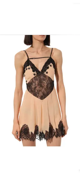 Gucci lace and chiffon dress for rent on The Volte - image 1