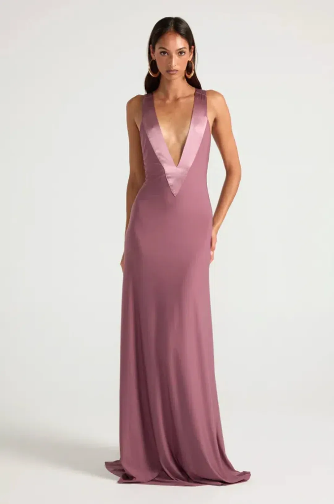 ancegria, Rosa Gown, Mauve, maxi, size 6  for rent on The Volte - main image