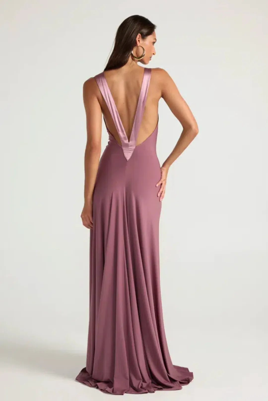 ancegria, Rosa Gown, Mauve, maxi, size 10 for rent on The Volte - main image