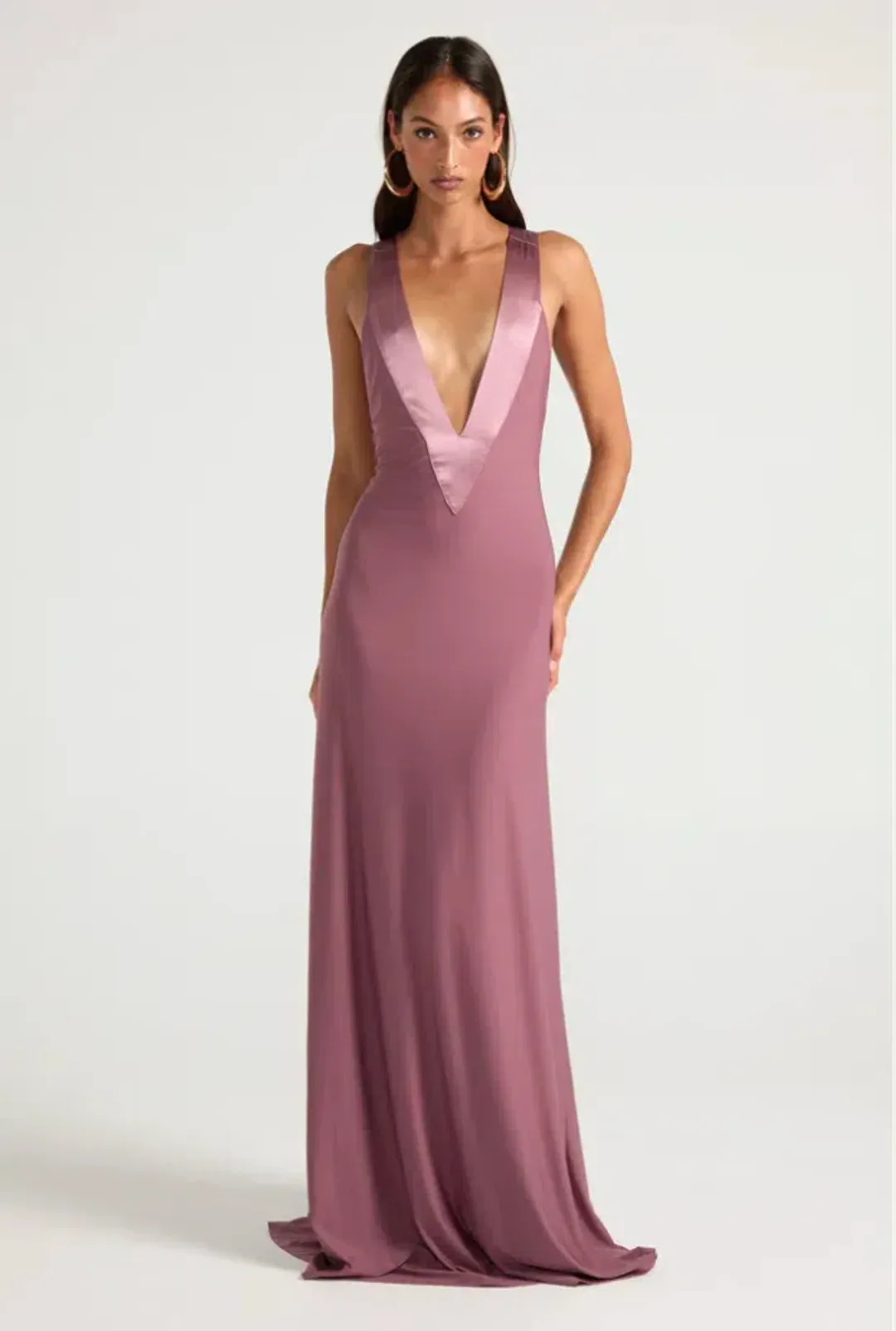 ancegria, Rosa Gown, Mauve, maxi, size 10 for rent on The Volte - main image