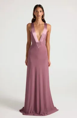ancegria, Rosa Gown, Mauve, maxi, size 10 for rent on The Volte - image 3
