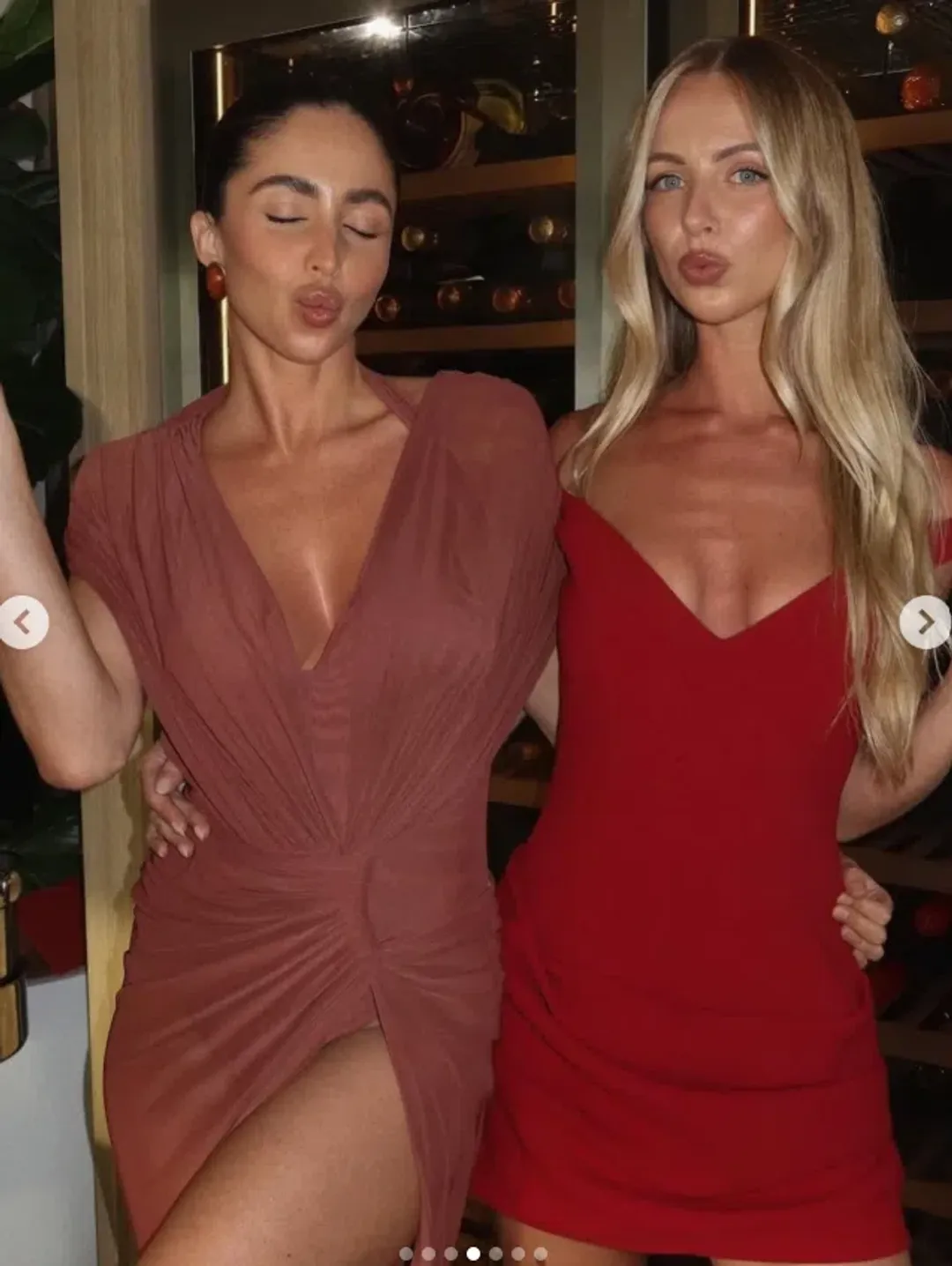 Bec and Bridge Leia Drape Gown Rust Size 6 for rent on The Volte - main image