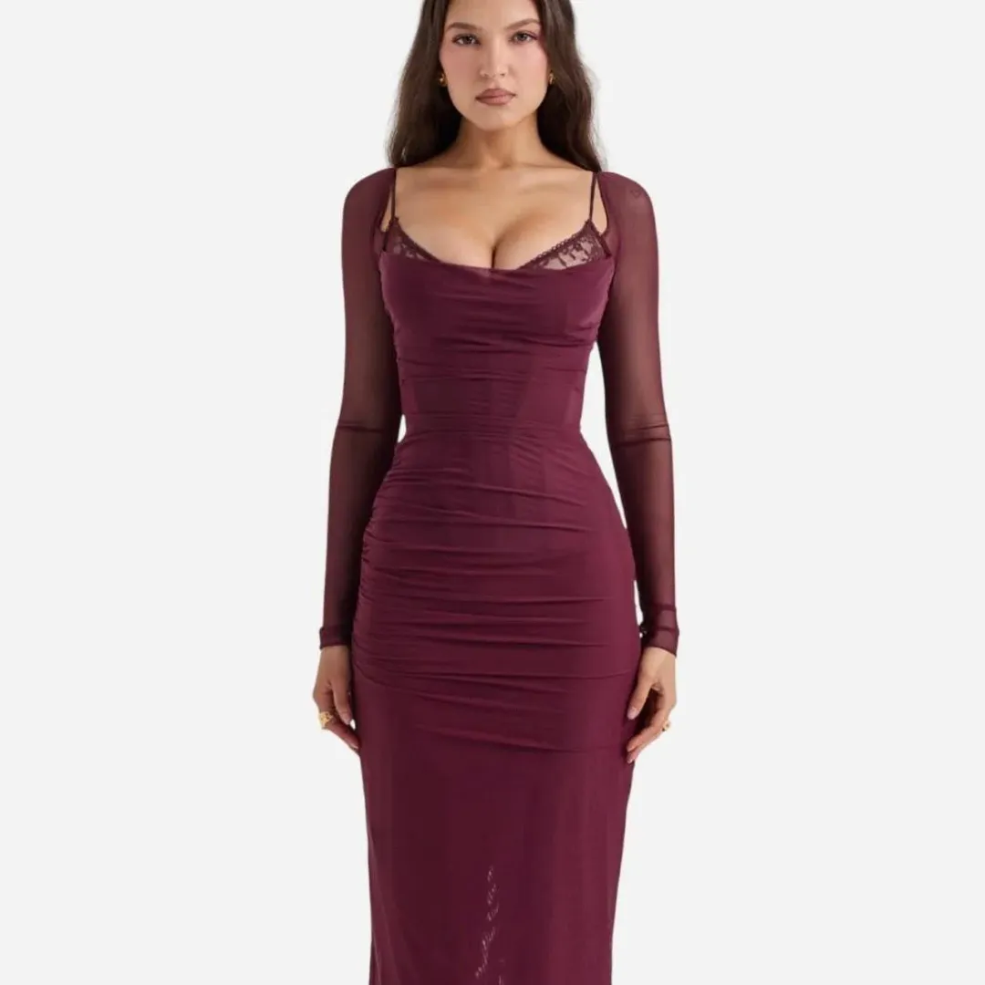 House of CB Katerina Maxi Dress size S for rent on The Volte - main image