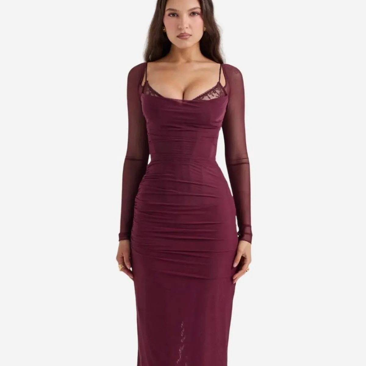 House of CB Katerina Maxi Dress size S for rent on The Volte - main image