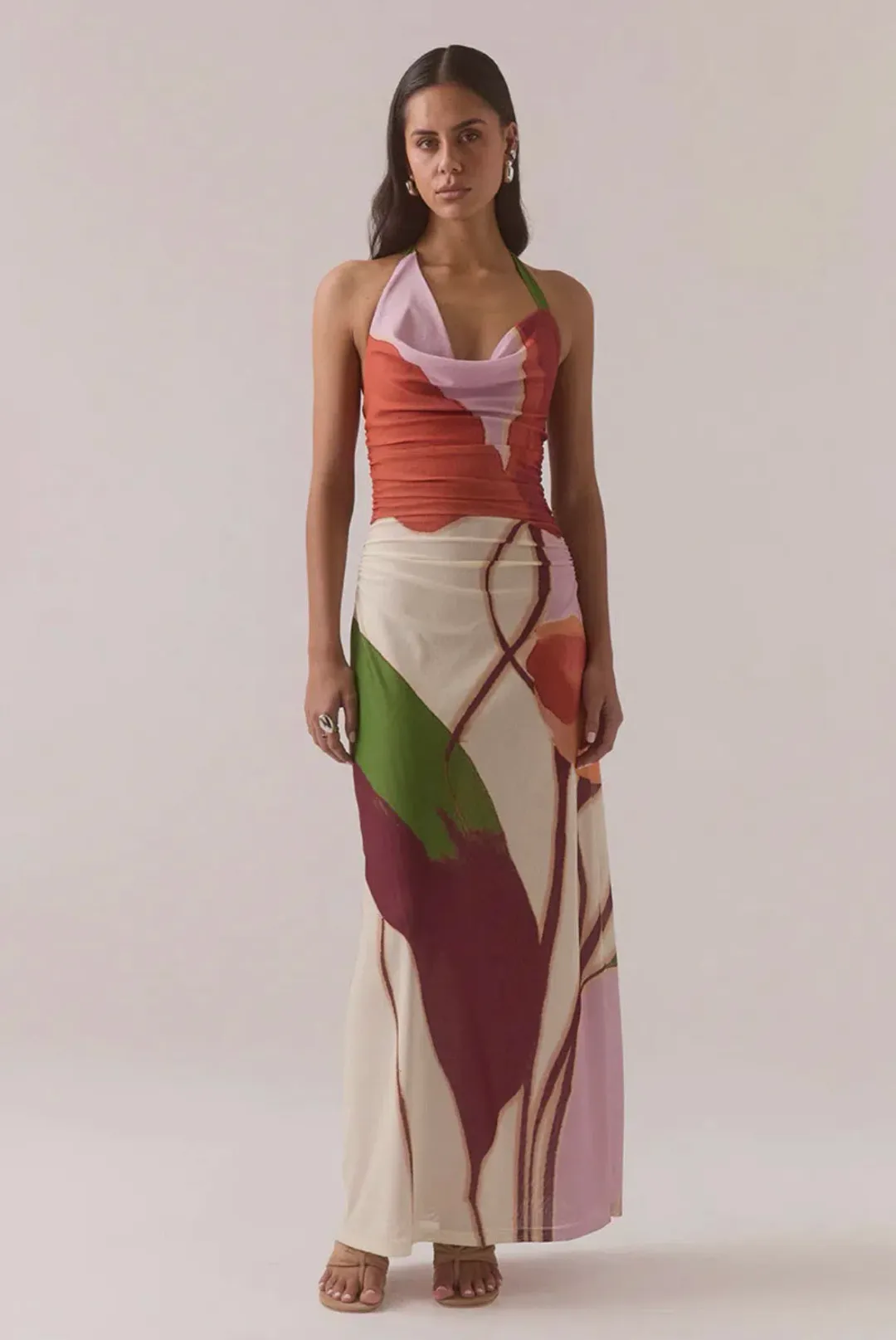 SOVERE- KALEA DRESS – BOTANIC- SIZE 8 for rent on The Volte - main image