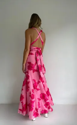 NEW ROMANTICS – BECCA MAXI DRESS – ROSA FLEUR- SIZE 10 for rent on The Volte - image 11