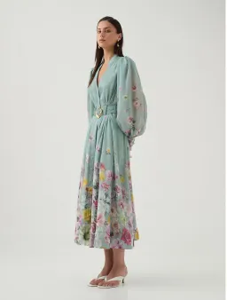 Aje- Fleur Shirtdress- Floral- Size 12 for rent on The Volte - image 3