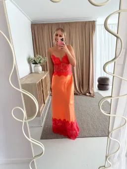 Sneaky Link-Lilah Maxi Dress – Orange- Size Medium for rent on The Volte - image 7