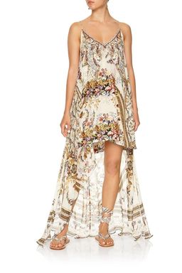 Camilla Olympe Ode Mini Dress with Sheer Overlay print Size 14 for rent on The Volte - image 2