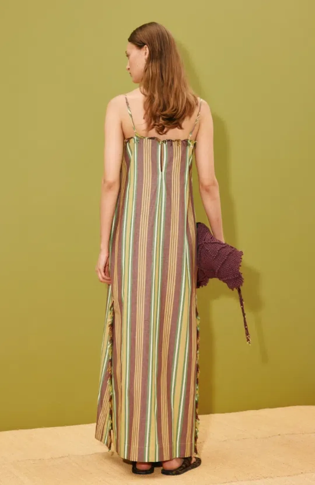 Alemais clover midi dress Size 8 for rent on The Volte - main image