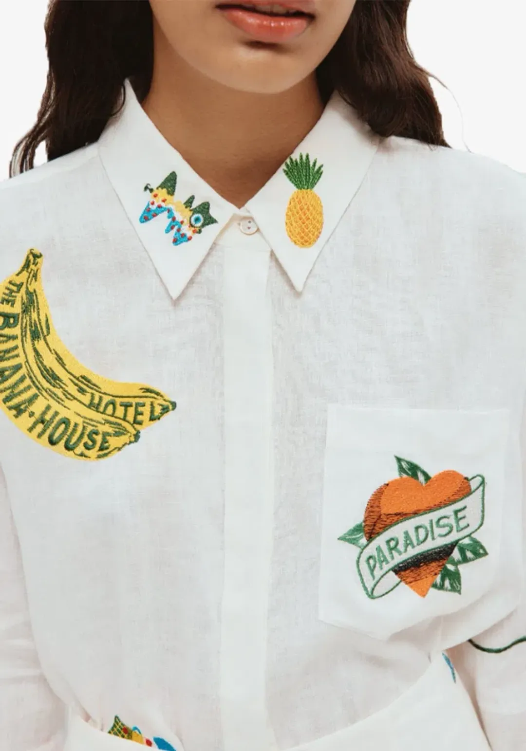 ALEMAIS Clam Patch Shirt and Blue Marlin Mini Skirt 8 AU & 10 AU for rent on The Volte - main image