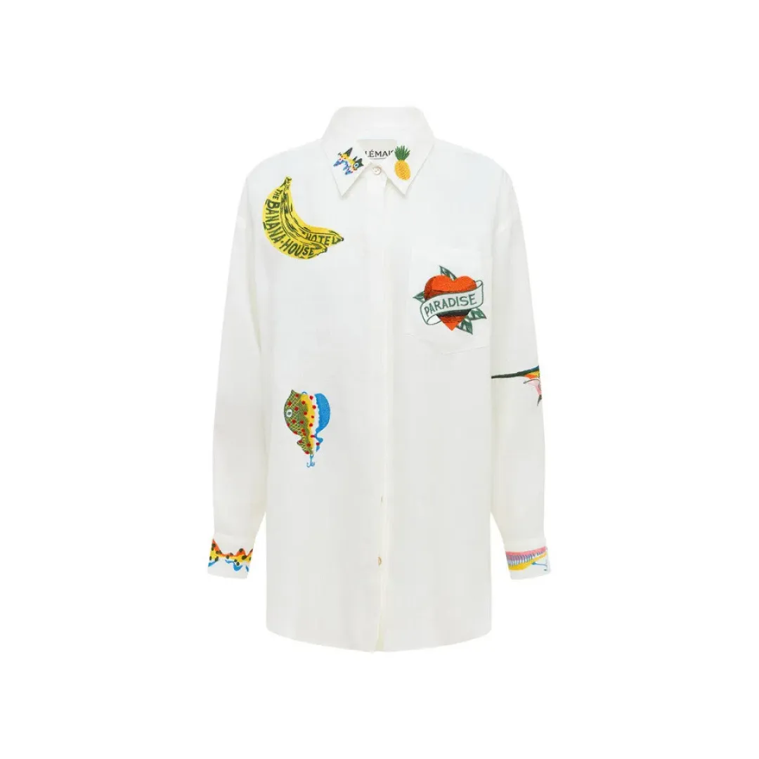 ALEMAIS Clam Patch Shirt and Blue Marlin Mini Skirt 8 AU & 10 AU for rent on The Volte - main image