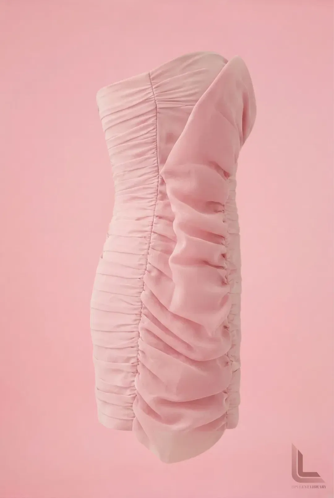 Aje Telma pink mini ruffle for rent on The Volte - main image