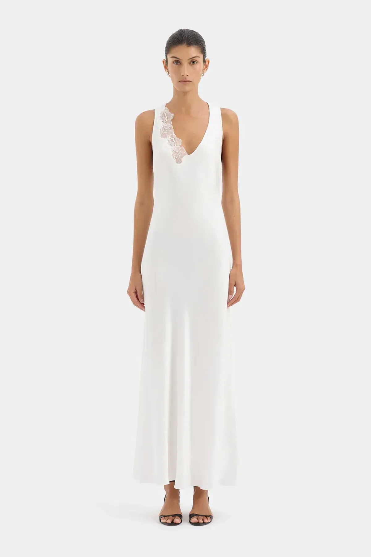 Sir the Label Montparnasse Gown Ivory Size 2 for rent on The Volte - main image