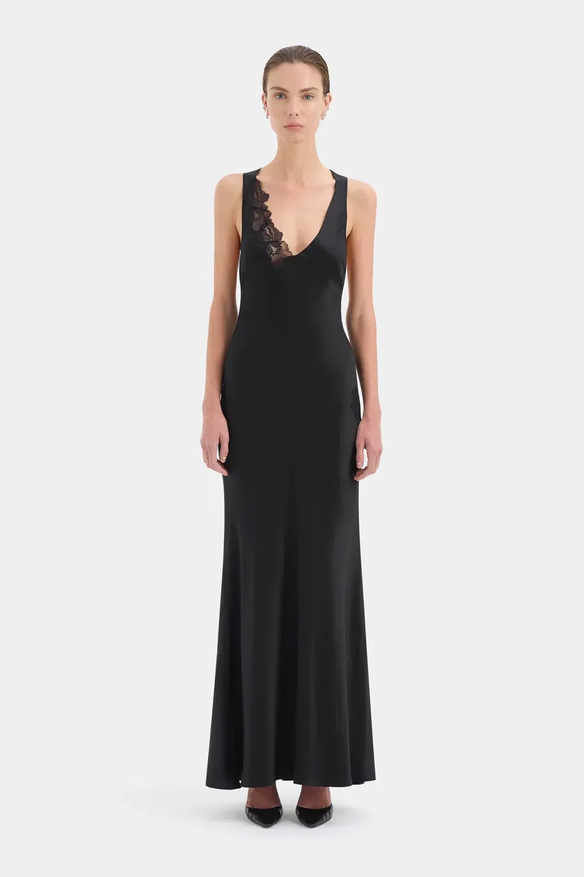 Sir the Label Montparnasse Gown Black Size 3 for rent on The Volte - main image