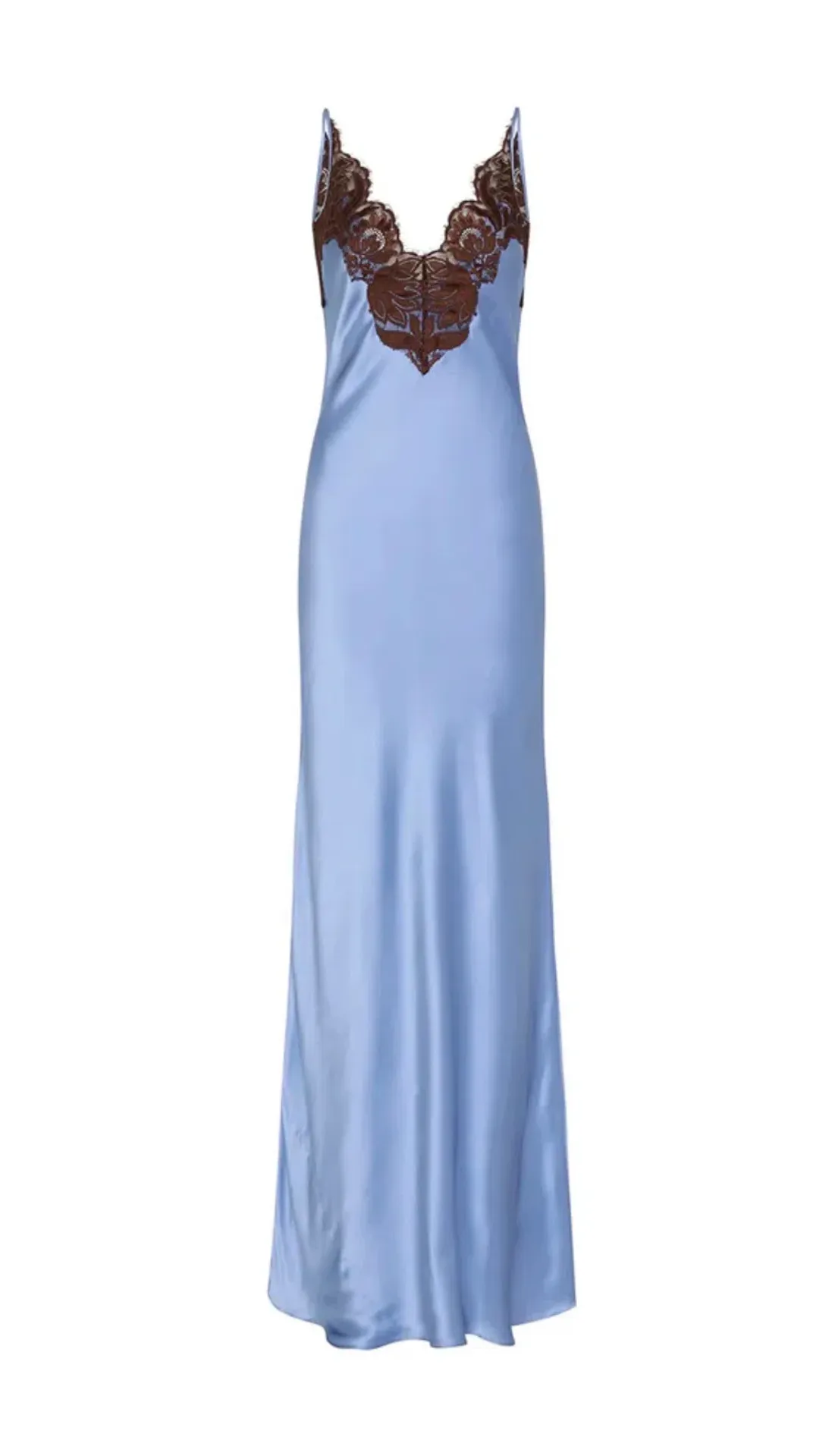 SIR THE LABEL DANSEURS LACE SLIP DRESS IN BLUE SIZE 12 for rent on The Volte - main image