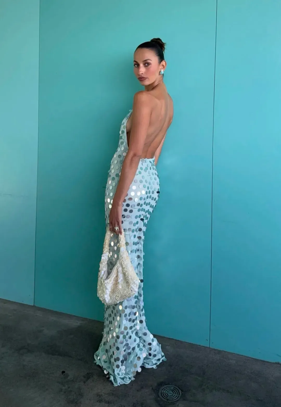 Misha Mirror Bead Dress for rent on The Volte - main image