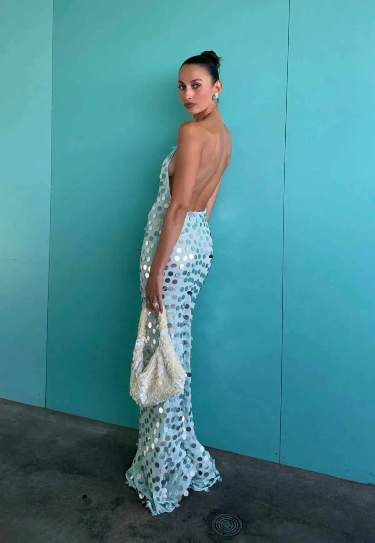 Misha Mirror Bead Dress for rent on The Volte - main image