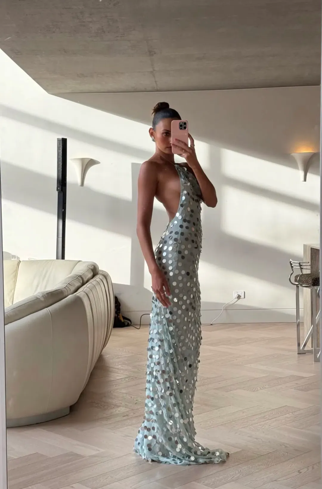 Misha Mirror Bead Dress for rent on The Volte - main image