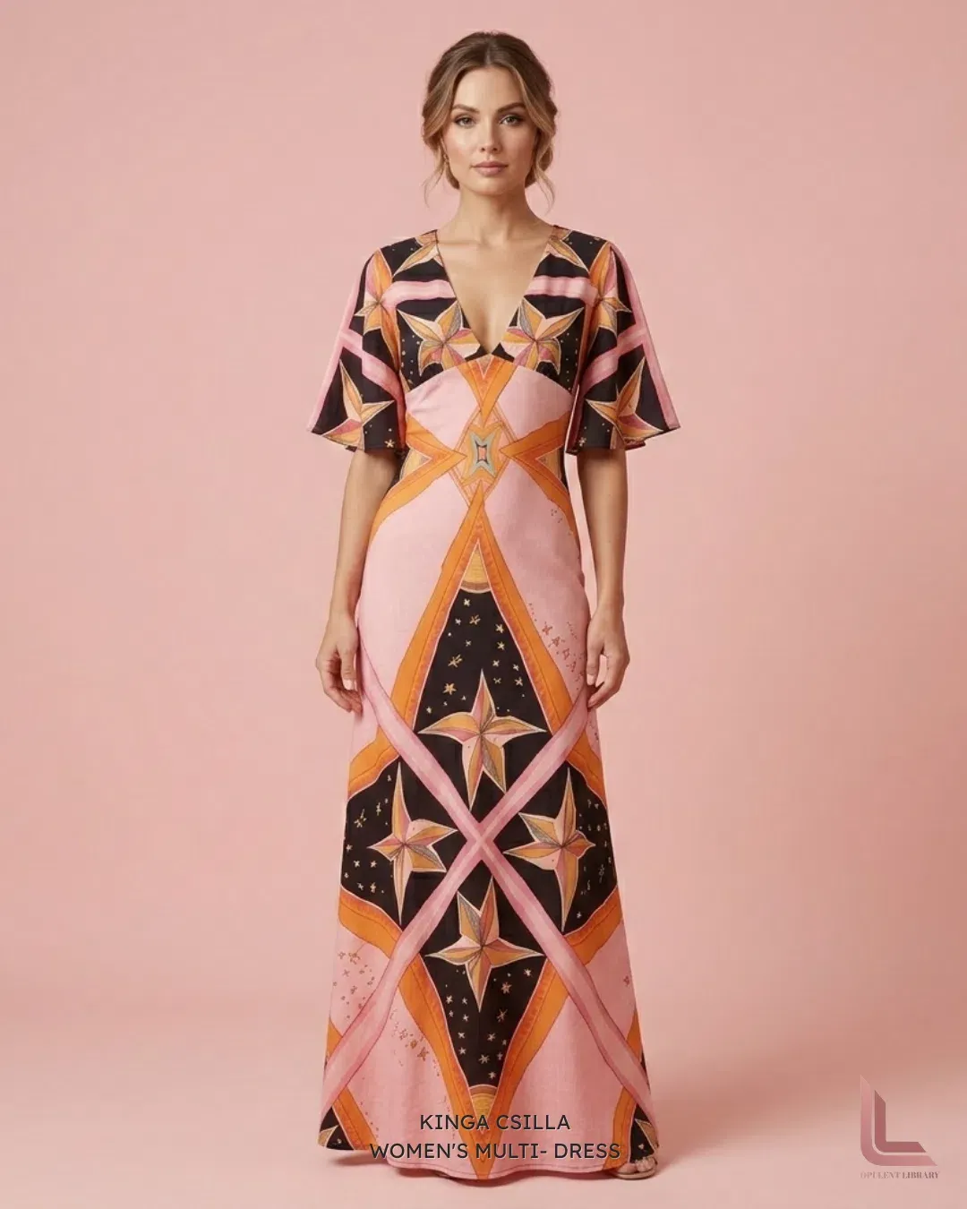 Kinga Csilla Women's Multi- Dress for rent on The Volte - main image