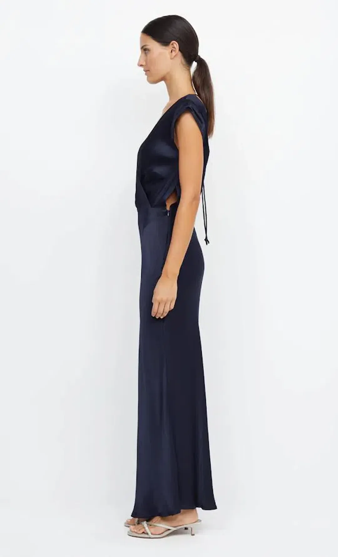 BEC + BRIDGE Moon Dance Maxi Dress – Ink Navy – Size 12 for rent on The Volte - main image