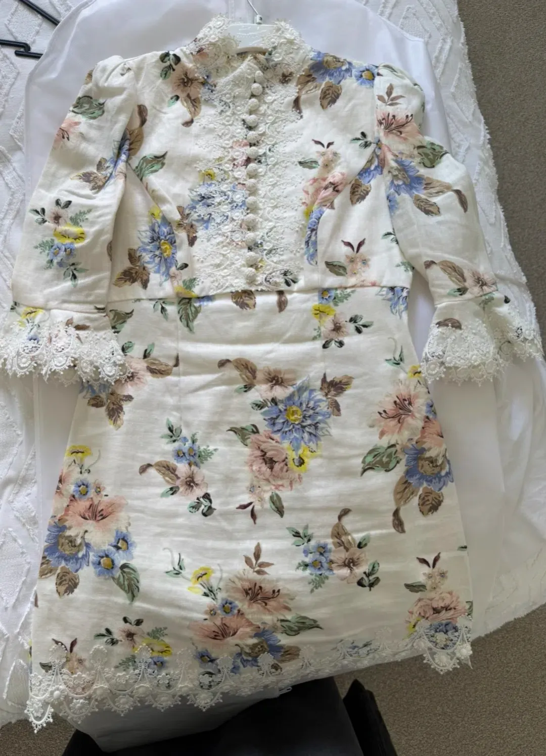 Zimmerman Appliqué Mini Dress for rent on The Volte - main image