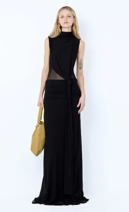 Bec & Bridge CASSIS KNOT MAXI DRESS Black Size 10 for rent on The Volte - image 1