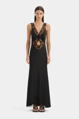 Sir the Label Aries Cut out Gown Black for rent on The Volte - image 3
