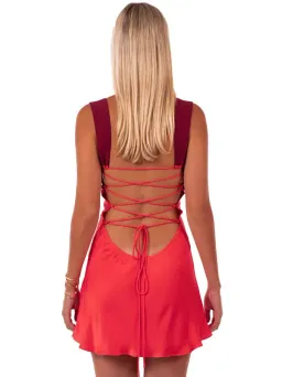 I am Delilah Ariel Mini Dress Rose for rent on The Volte - image 3