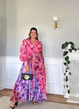 Aje Collisions Maxi Dress Kaleidoscopic Rose Size 14 for rent on The Volte - image 6