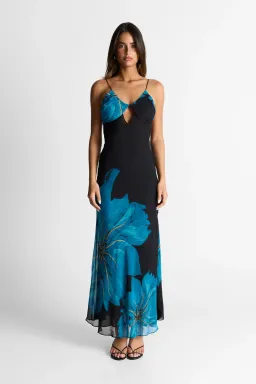 Sasha Therese Raya Maxi Dress Blue for rent on The Volte - image 6