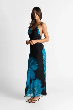 Sasha Therese Raya Maxi Dress Blue for rent on The Volte - image 8