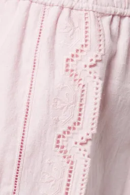 OROTON Tablecloth Lace Top & Lace Shorts Ballet Pink Size 10 AU for rent on The Volte - image 7