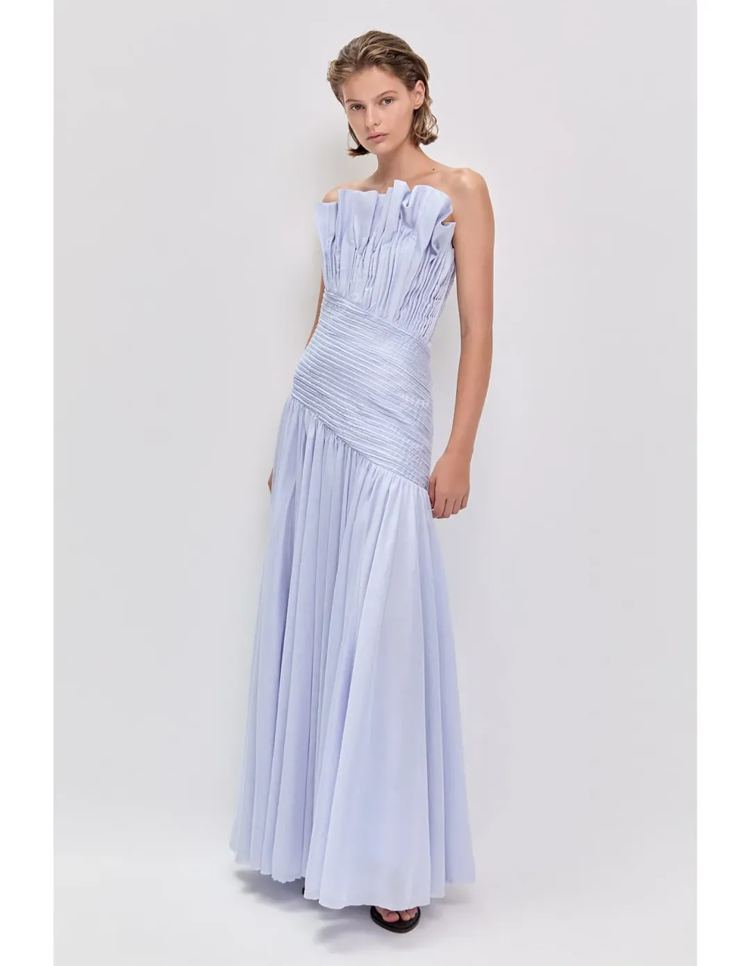 Aje Studio Aquiline Gown Blue Size 10 for rent on The Volte - main image
