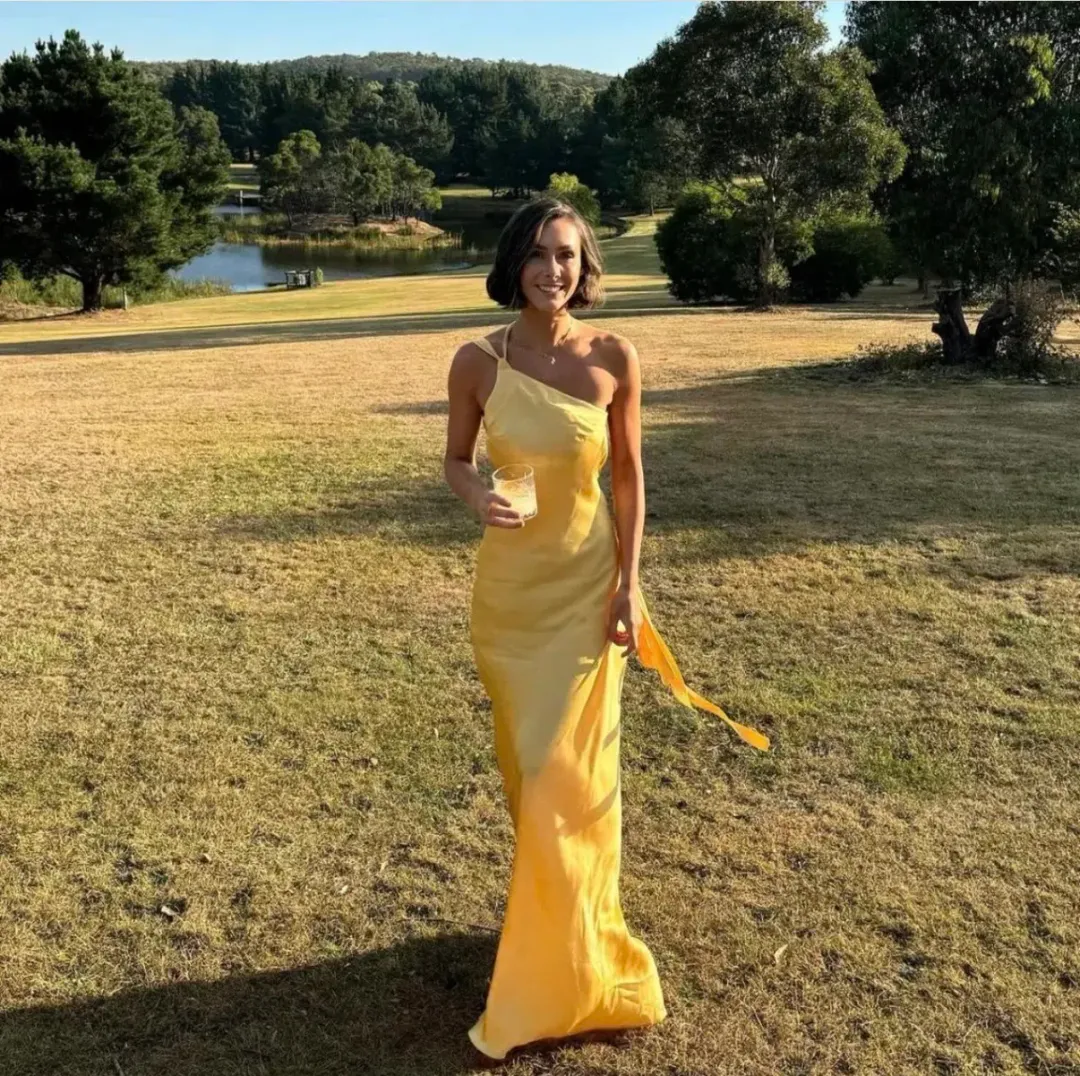 Arcina Ori Monique Dress in Sunshine Size Small  for rent on The Volte - main image