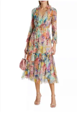 Zimmermann High Tide Tubular Silk Midi Size 1/10  for rent on The Volte - image 1