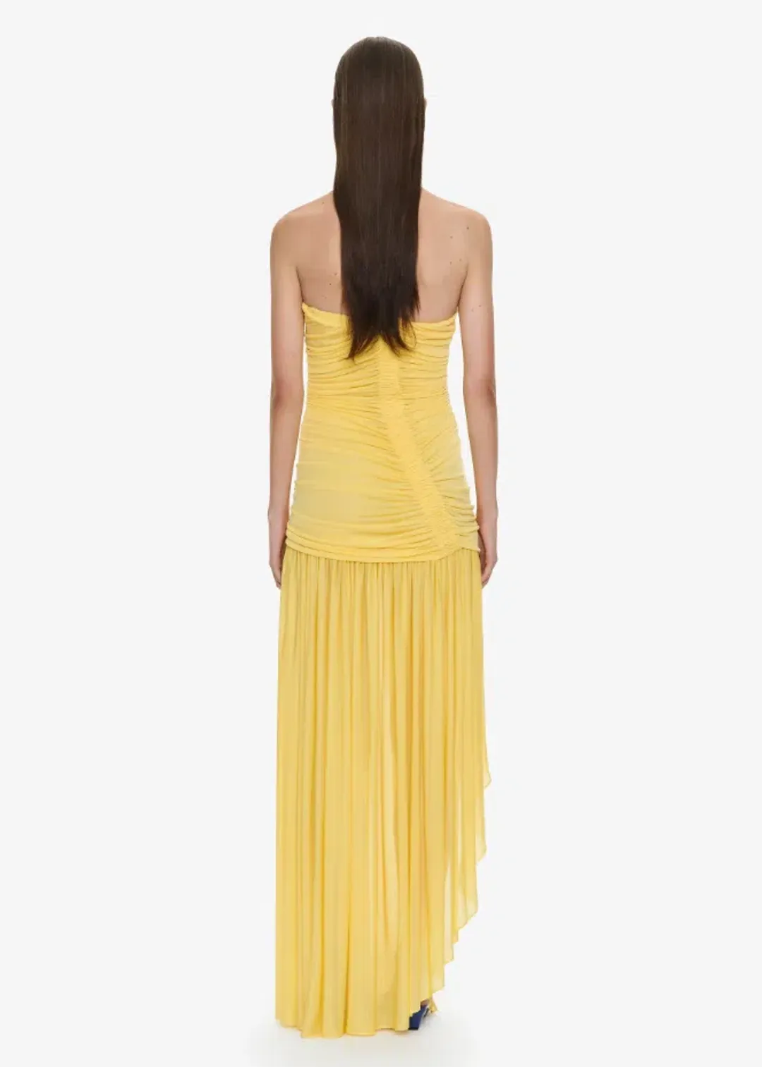 Christopher Esber Arced Orion Strapless Gown Soleil Size 12 for rent on The Volte - main image