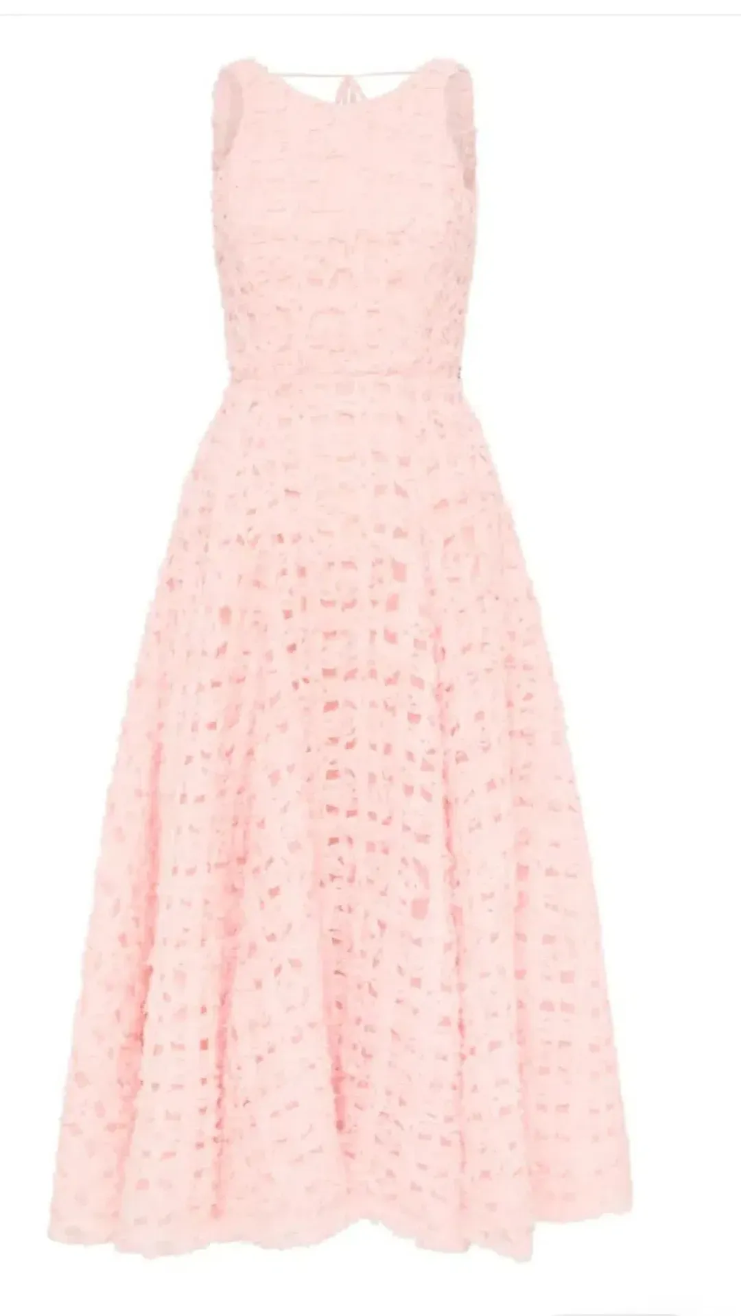 Aje Quintette Backless Midi Dress in Soft Pink Size 16 for rent on The Volte - main image